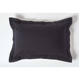 Black Pillow Cases Homescapes Standard Egyptian Oxford Pillowcase 200 TC Equivalent 400 Thread Count Pillow Case Black