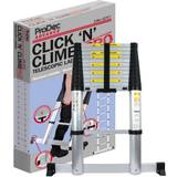 Single Section Ladders Prodec Advance Click 'n' Climb Telescopic Ladder 3.8m