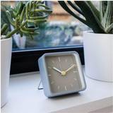 Kikkerland Alarm Clock With Stand Grey