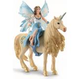 Schleich Toy Figures Schleich Bayala Eyela riding on golden unicorn (42508)