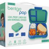 Bentgo Kids' Pop Leak-Proof Lunch Box with Removable Divider Spring Green/Blue