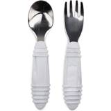 Bumkins Spoon & Fork Marble 1 Set