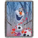 Frozen 2 In The Leaves Woven Tapestry Throw Blanket 48 x 60