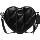 Coach Bags Coach Heart Crossbody with Quilting - Pewter/Black