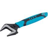 OX Adjustable Wrenches OX Pro Series Soft Grip Adjustable Wrench with Extra Wide Jaw Adjustable Wrench