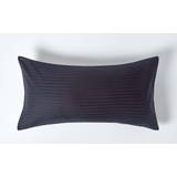 Black Pillow Cases Homescapes King Egyptian Cotton Satin Stripe 330 Thread Count Pillow Case Black