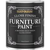 Black gloss paint Rust-Oleum Gloss Paint Natural Charcoal Wood Paint Black 0.75L