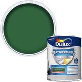 Dulux gloss paint Dulux Weathershield Exterior Gloss Paint Buckingham Wood Paint Green 0.75L