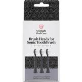 Spotlight Oral Care Sonic Toothbrush Replacement Heads 3-pack