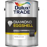 Dulux Trade White - Wood Paints Dulux Trade Diamond Eggshell Emulsion Paint Pure Wall Paint, Wood Paint White 0.75L