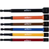 Wiha 70486 SAE Color Coded Magnetic Nut Setter Set Hex Head Screwdriver
