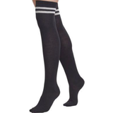 Urban Classics Women Underwear Urban Classics Women's Overknee Socks 2-pack - Black