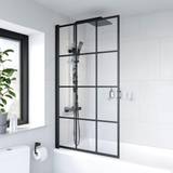 Shower Door on sale Luxura BATHSCBLKFR6 780x1400mm