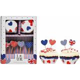 Premier Housewares I Love UK Cupcake Case