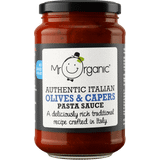 Canned Food Mr Organic Olives & Capers No Added Sugar Pasta Sauce