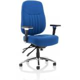 Blue Gaming Chairs Dynamic Barcelona Deluxe Blue Fabric Operator Chair