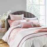Satin Bed Linen Ted Baker Photo Magnolia Duvet Cover Pink (200x200cm)