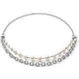 Coeur de Lion Kette Necklace - Silver/Pearls