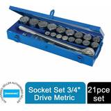 Silverline Socket Set 3/4' Drive Head Socket Wrench