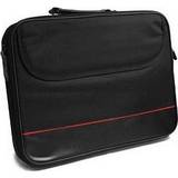 Computer Bags Spire 15.6" Laptop Carry Case, Black with front Storage Pocket