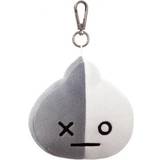 Grey Keychains Aurora World key ring Linefriends plush grey/white