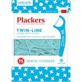 Plackers Twin-Line Dental Dual Action Flossing System Easy Storage Super Tuffloss 2X The Clean Cool Mint Flavor Count
