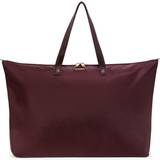Tumi Totes & Shopping Bags Tumi Maroon fold-up shoulder bag with gold trims, Maroon