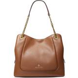 Brown Handbags Michael Kors Piper Large Pebbled Shoulder Bag