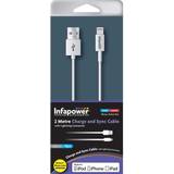 Apple lightning cable 2m Infapower Apple To USB 2.0 Cable 2M - White