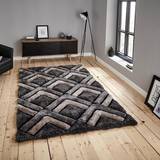 Carpets & Rugs Think Rugs Shaggy Noble 8199 Grey