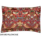 Red Pillow Cases William Morris Bedding, Strawberry Thief Pillow Case Red
