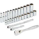 Milwaukee Wrenches Milwaukee Hand Tools 1/4in Ratcheting Socket Set Head Socket Wrench
