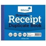 Clipboards & Display Stands Silvine Carbonless Duplicate Receipt Book