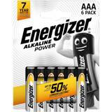 Energizer Alkaline Power AAA 6-pack