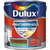 Dulux black weathershield Dulux Weathershield All Weather Protection Smooth Masonry Paint 2.5L Wall Paint Black
