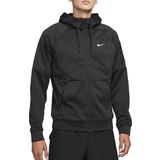 Nike Men's Therma-FIT Full-Zip Fitness Top - Black/White