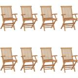 vidaXL 3096595 8-pack Garden Dining Chair