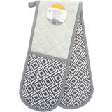 Country Club Global Geo Double Pot Holders Grey
