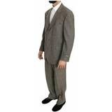 Suits Fendi Brown Wool Regular Single Breasted Suit