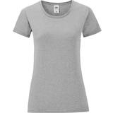 GOTS (Global Organic Textile Standard) Tops Fruit of the Loom Women's Iconic 150 T-shirt - Athletic Heather Grey