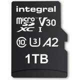 1tb sd card Integral Professional microSDXC Class 10 UHS-1 U3 V30 A2 1TB +SD Adapter