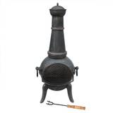 Iron Fire Pits & Fire Baskets Charles Bentley Extra-Large Chiminea