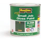 Rustins Green Paint Rustins RUSSJPBGQD Quick Dry Small Black, Green 0.25L