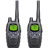 Black Walkie Talkies Midland G7 PRO tvåvägsradio 8 kanaler 446.00625 446.09375 MHz Svart
