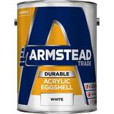 Armstead Trade White Paint Armstead Trade Durable Acrylic Eggshell 5L White