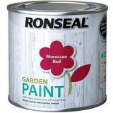 Ronseal Red Paint Ronseal 38268 Garden Paint Moroccan Red 0.25L