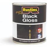 Rustins Paint Rustins BLAGW500 Quick Dry Black 0.5L