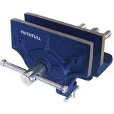 Faithfull Bench Clamps Faithfull Woodcraft Vice 6in Clamp Mount Bench Clamp