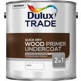 White - Wood Paints Dulux Trade Quick Dry Wood Paint White 2.5L