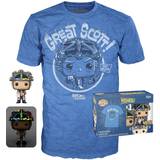 Funko Toy Figures Funko Back to the Future Doc with Helmet Glow-in-the-Dark Pop! Vinyl Figure with Adult Pop! T-Shirt